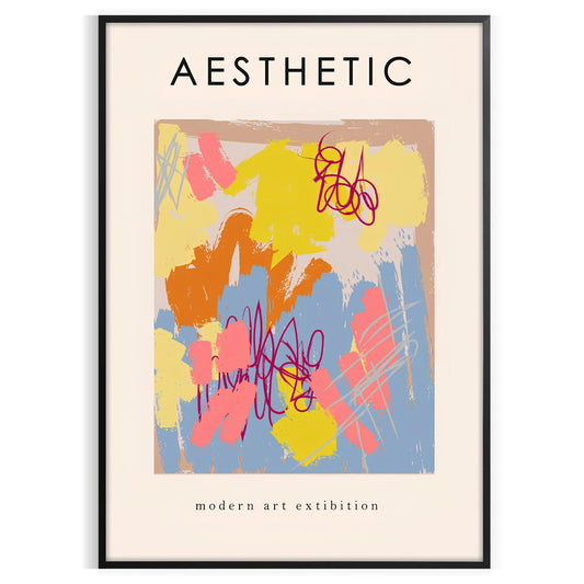 space aesthetic colored maximalist art poster vibrant purple bold black hues wall piece perfect gift lovers unique print stunning artwork