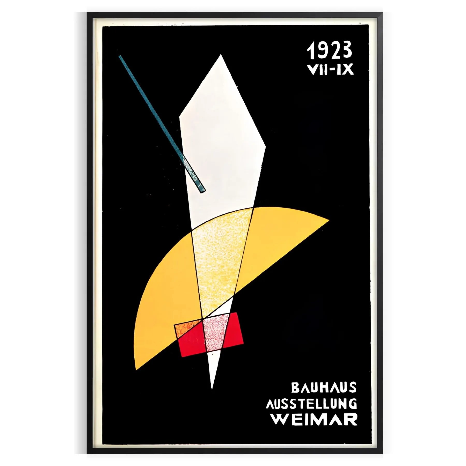space Bauhaus Weimar Groovy Art Print vibrant orange black hues striking poster perfect modern wall lovers ideal gift room unique artwork fit A4 cm A0